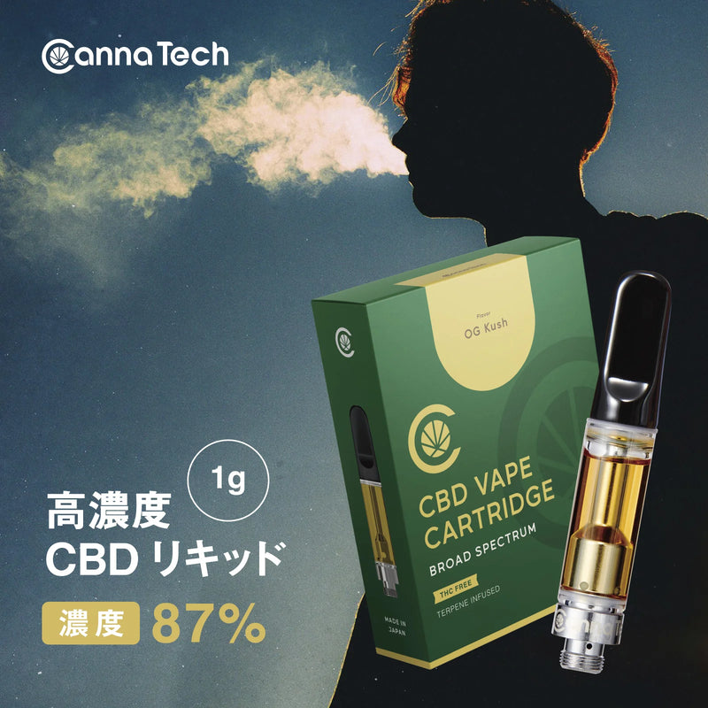 リキッド (Blue Sky) by CannaTech 87% CBD CBN CBG 配合 カートリッジ 1g