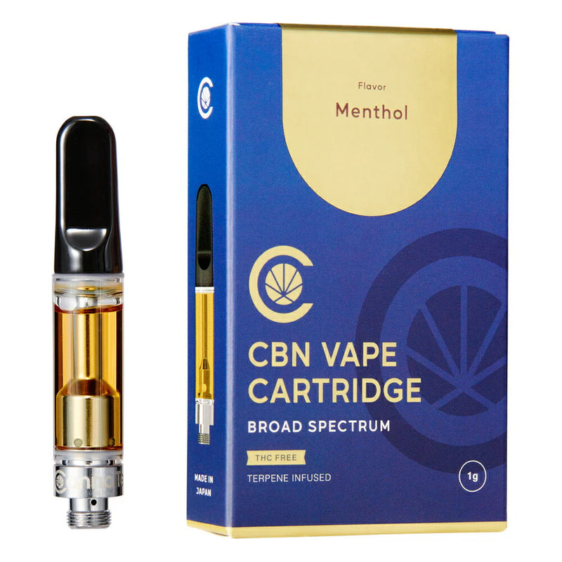 リキッド (menthol) by CannaTech 45% CBN 配合 カートリッジ 1g